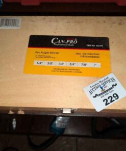 Can pro 6pc Auger bit set