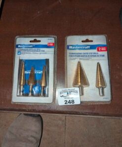 Mastercraft Step drill bits