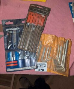 Hex keys, Needle files & Jigsaw blade set