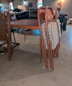 Folding Card Table with chairs