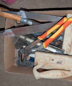 Files, channel locks, wrenches etc