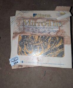 Mirrored Tiles with gold overlay