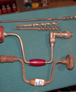 Auger bits and hand braces