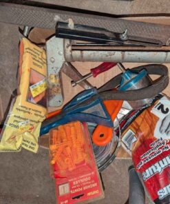 Files, wall anchors, Caulking applicator, etc