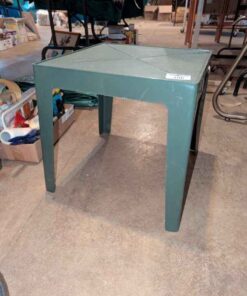 Plastic patio table