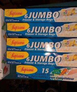 Jumbo storage bags and kitchen wrap