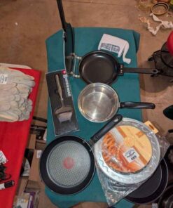 Cookware, pie crust shield, etc