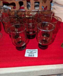 Amber Drinking glasses