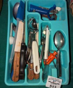 Kitchen utensils and organizer