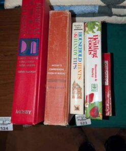 Assorted Reference books; Health and wellness