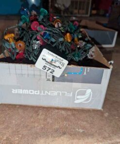 Christmas string lights with reflectors