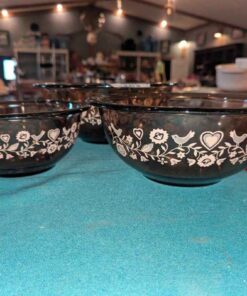 Pyrex "Friendship" Pattern mixing bowls