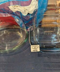 Glass bake ware and serving bowls