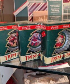 Coca cola Trim a tree ornaments