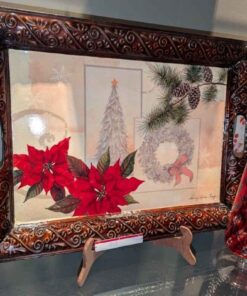 Metal Christmas Tray