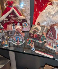 Porcelain village houses and miniatures