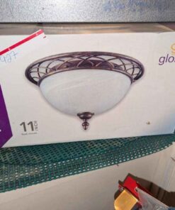 11" Globe ceiling light