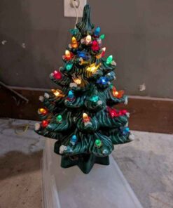 Ceramic musical Christmas tree