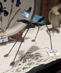 Abstract Metallic Moose Statue -signed