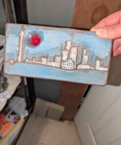 Toronto Skyline Tile by R. Marek