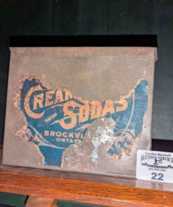 Abbott Grant and Co Cream Soda Brockville Ontario tin