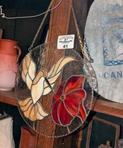 Stained Glass Hummingbird hanging