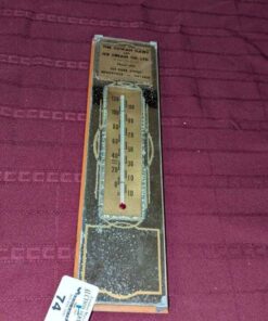 Cowan Dairy Brockville Mirrored Wall thermometer