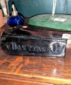 V. Hoytema & C Vintage Green glass bottle