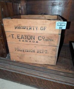 Eaton Co. wooden crate