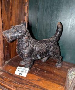 Cast Scottie Dog statue