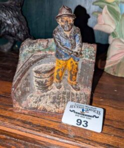 Cast Fisherman Door Stop