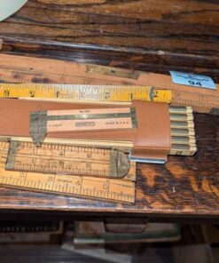 vintage Advertising and folding rulers