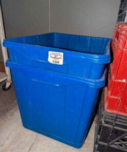 Blue Recycle bins