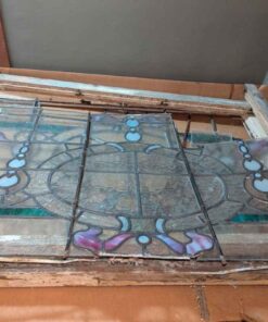Antique Stained Glass Window panels