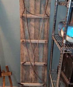 Wooden vintage toboggan