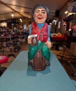 Prohibition era Hand carved bottle concealer