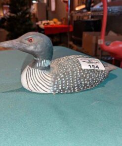 Stamped Loon Carving