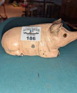 Heavy Cast Pig coin bank