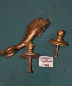 Heavy Brass Fish Door Knocker