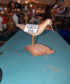Shorebird Wood Carving; Charlie Mckenzie 88
