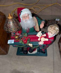 Holiday Creations Animated Table top Santa