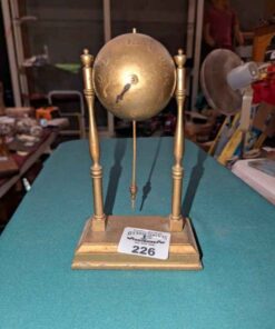 Antique Brass Globe desk Clock