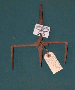 1800s hand forged adjustable hole cutter