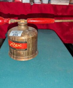 Vintage style brass blow torch