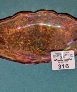 Carnival Glass Candy Dish
