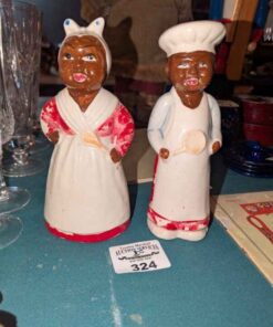 Americana Chef and Maid Salt and pepper shakers
