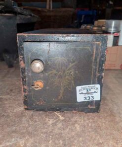 Antique Lock Box with key