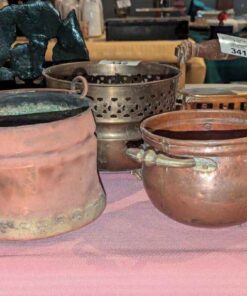 Brass and copper pots