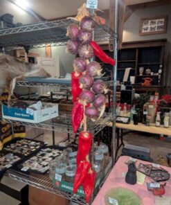 Artificial Garlic and pepper braid