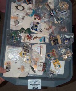 Assorted Geographical, Lion's Club, etc souvenir pins